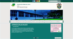 Desktop Screenshot of esehospitalsanrafael-leticia-amazonas.gov.co