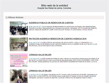 Tablet Screenshot of esehospitalsanrafael-leticia-amazonas.gov.co